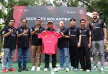 Suasana seremonial kick off kerja sama Bank Jakarta dengan Persija Jakarta. (Foto: Istimewa)