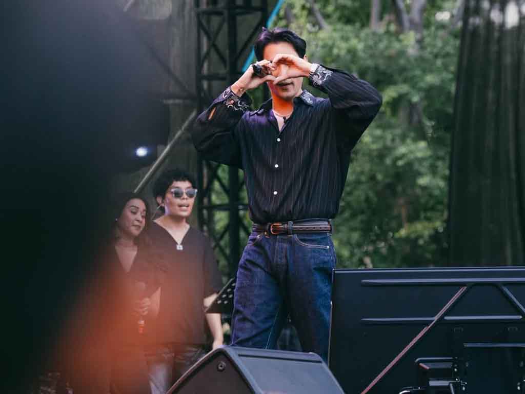 Aksi Afgan di Panggung Synchronize Fest 2026. (Foto: Istimewa)