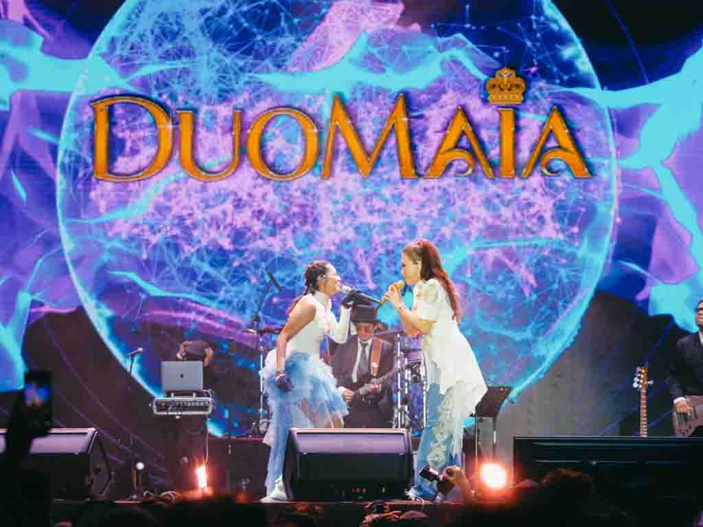 Dokumentasi aksi panggung Duo Maia di Synchronize Fest 2026. (Foto: Istimewa)