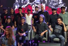 Suasana konferensi pers 9 Dewa Gitar opener konser Guns N' Roses di Jakarta 2026. (Foto: Ilham)