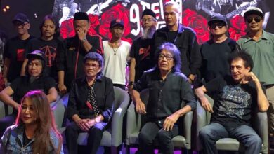 Suasana konferensi pers 9 Dewa Gitar opener konser Guns N' Roses di Jakarta 2026. (Foto: Ilham)
