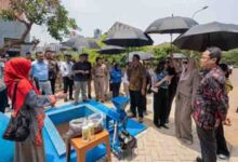 Suasana kunker Pansus CSR/TJSL ke fasilitas pengolahan sampah organik. (Foto: Istimewa)