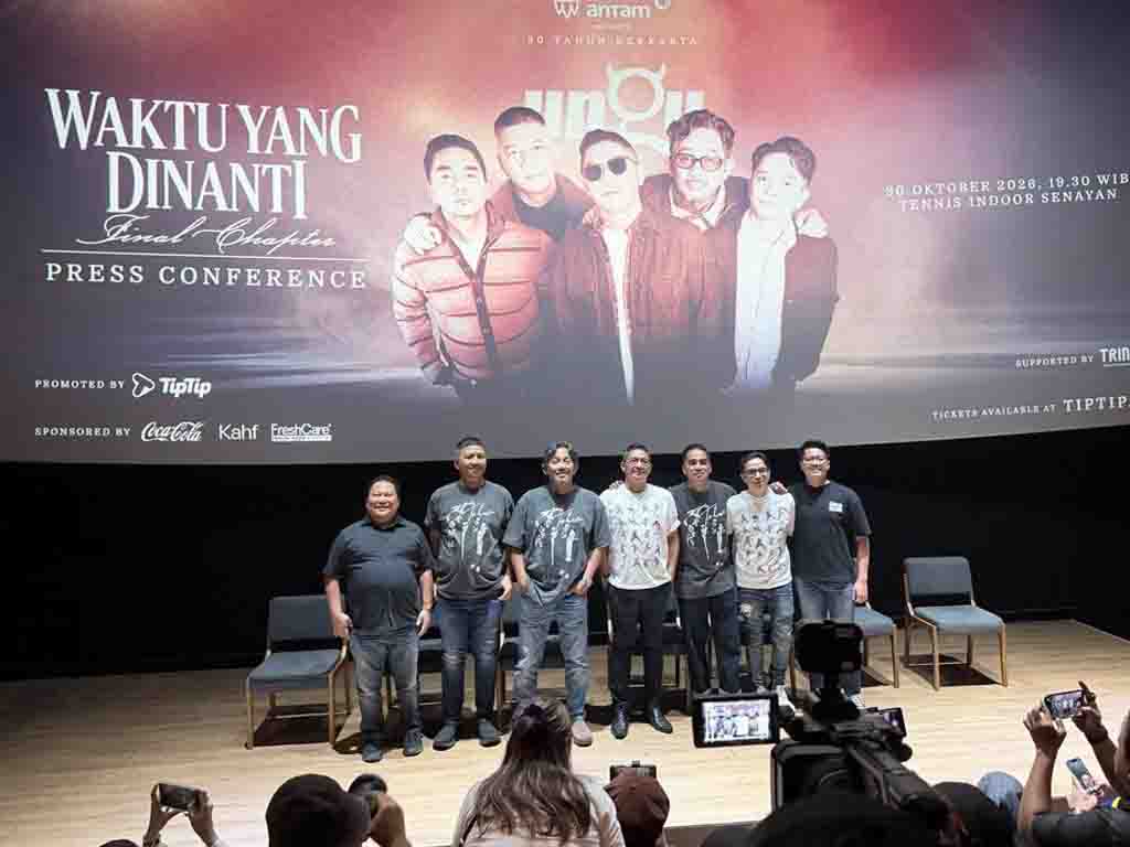 Suasana konferensi pers konser UNGU Waktu yang Dinanti. (Foto: Istimewa)