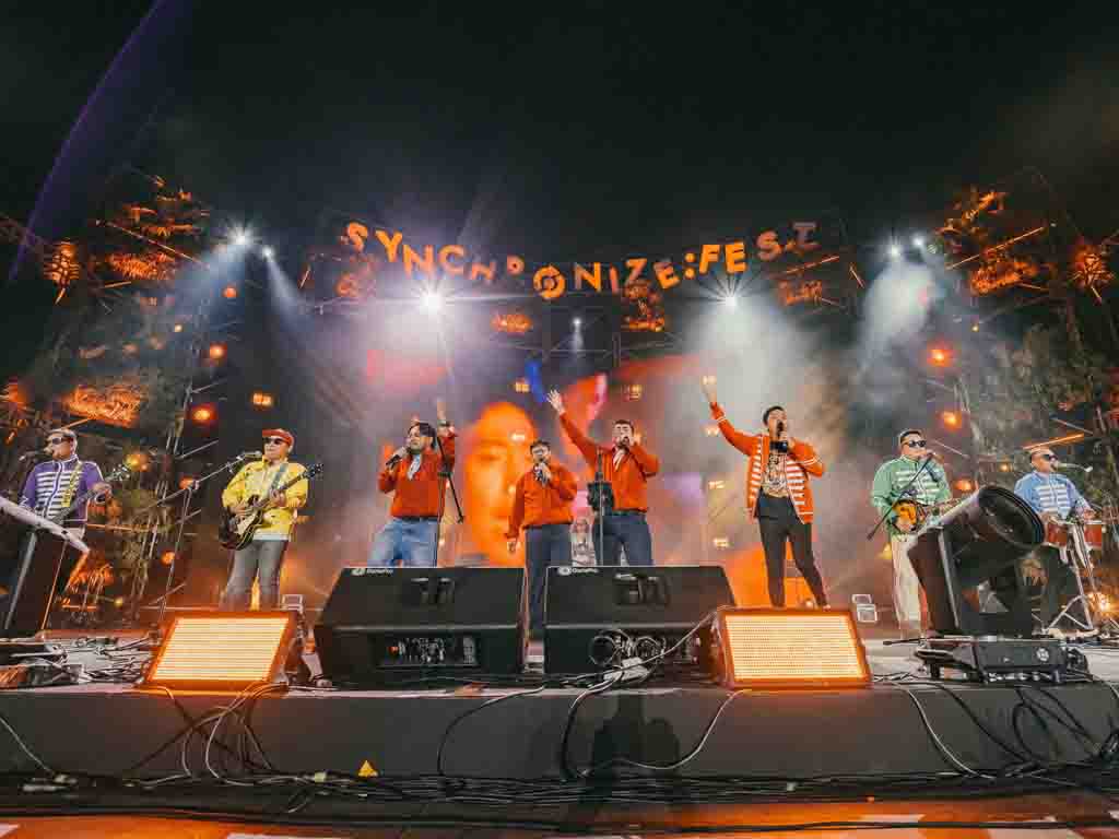 Dokumentasi program Tribute to Warkop DKI di panggung Synchronize Fest 2026. (Foto: Istimewa)